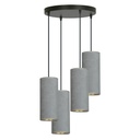 Lampada a sospensione Bente 4 Bl Premium Gray