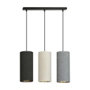 Lampe suspendue Bente 3 Noir Mix