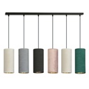 Lampe suspendue Bente 6 Noir Mix