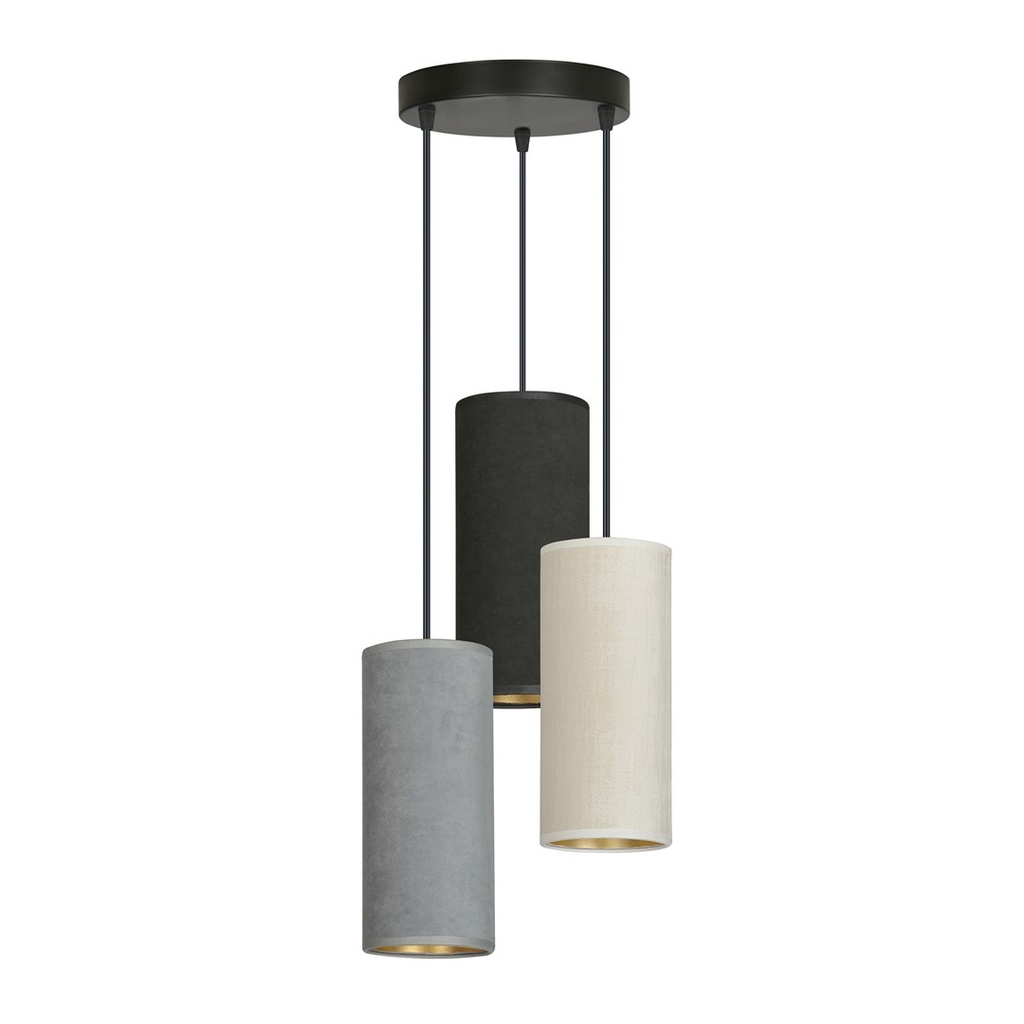 Bente 3 Schwarz Premium Mix Pendelleuchte