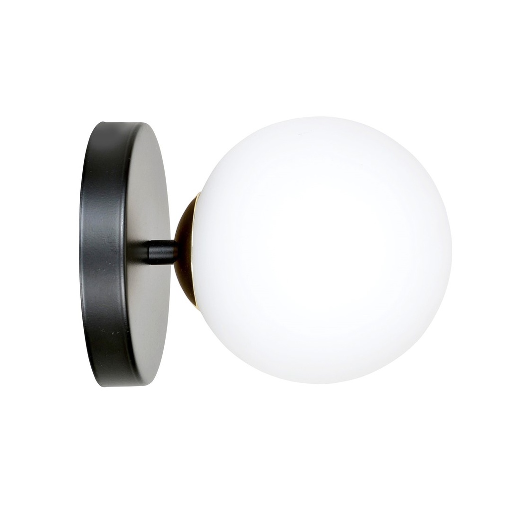 Floki K1 Black-Gold wall lamp