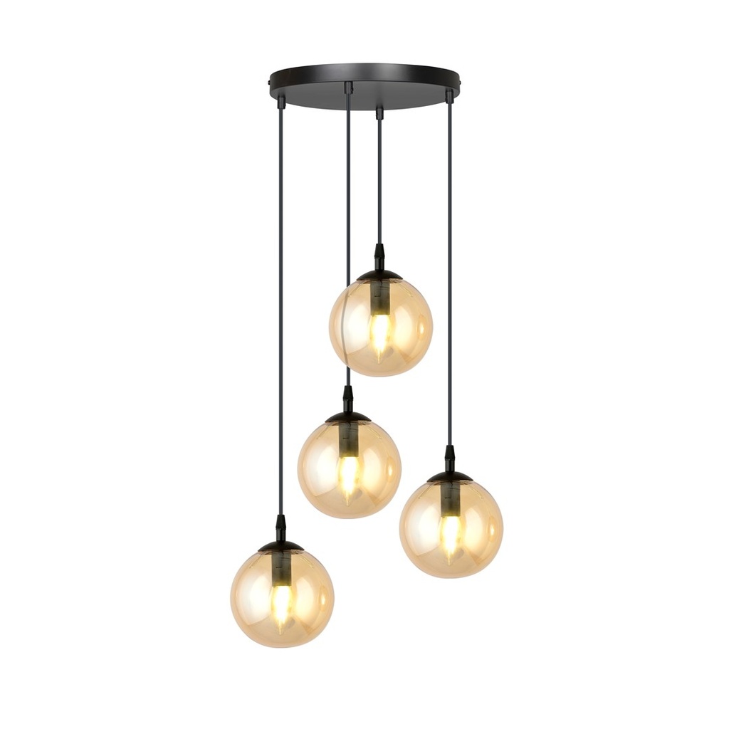 Cosmo 4 Black Premium Miodowy pendant lamp