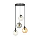 Cosmo 4 Black Premium Mix pendant lamp