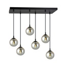 Lampada a sospensione Cosmo 6 Bl Grafit