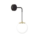 Ognis K1 Schwarze Wandleuchte