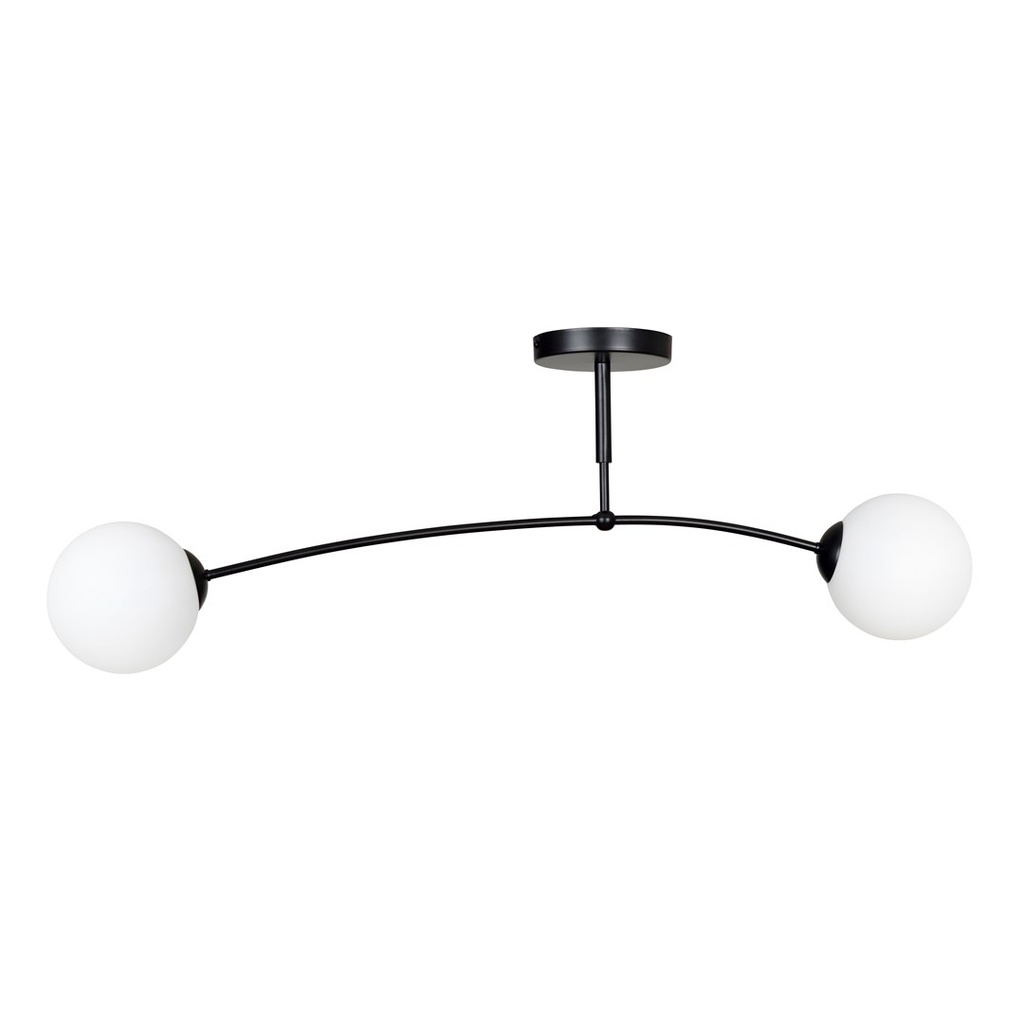 [670/2] Pregos 2 Black ceiling lamp