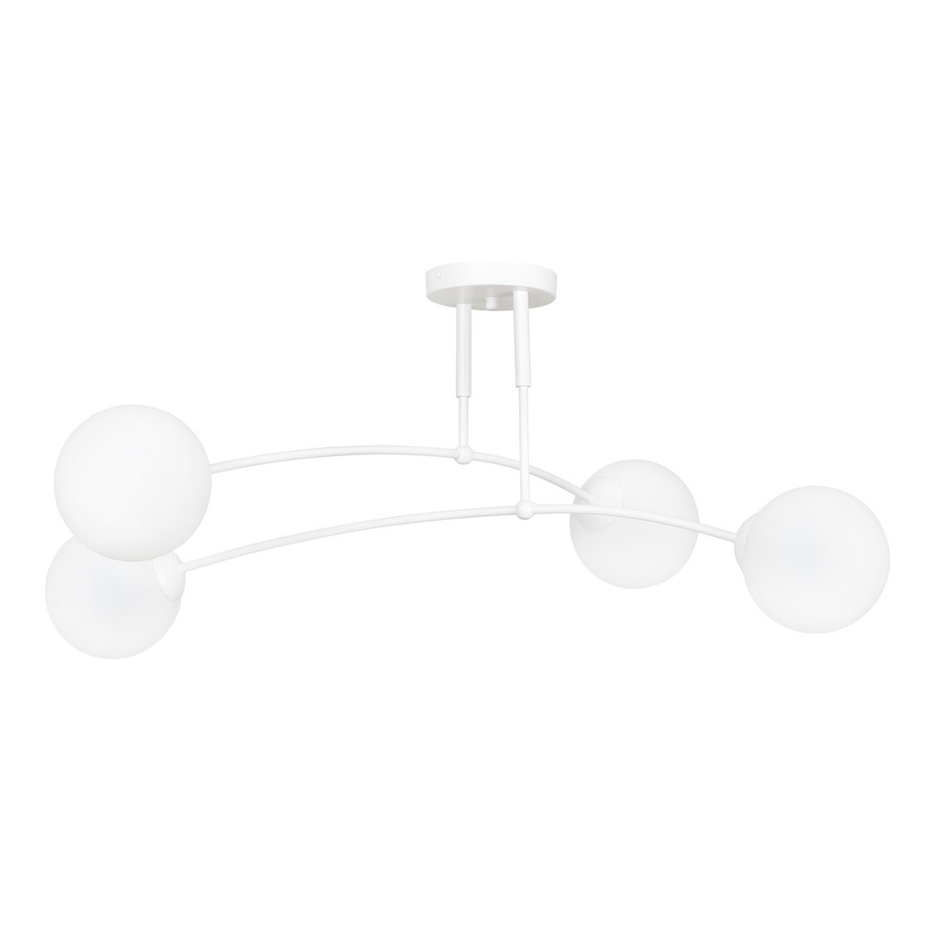 Pregos 4 White ceiling lamp