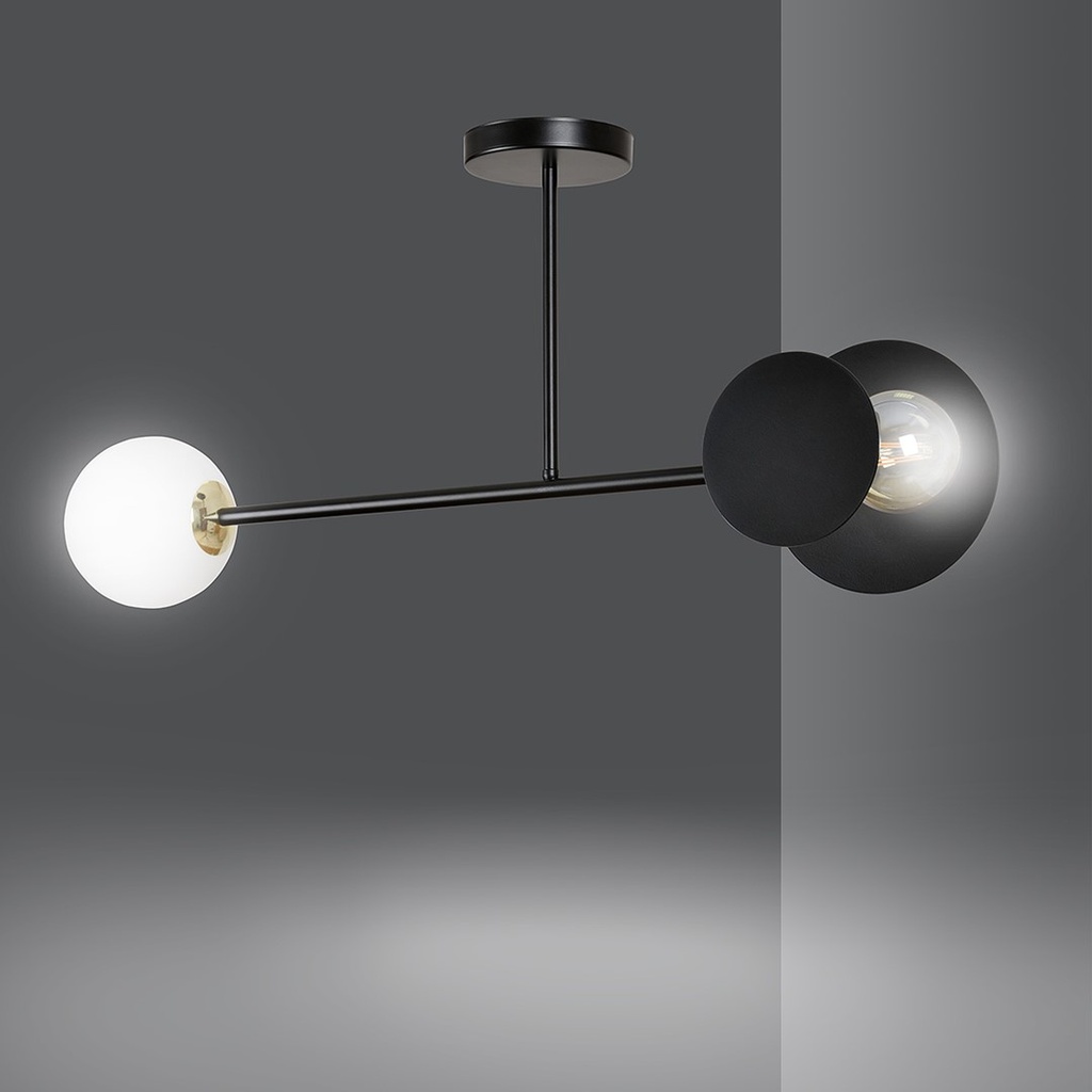 Lampada da soffitto Minerva 2 Black