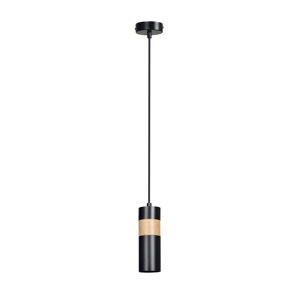 [732/1] Lampada a sospensione Akari 1 Black