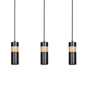 Lampada a sospensione Akari 3 Black