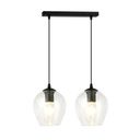 Istar 2 Black/Transparent pendant lamp