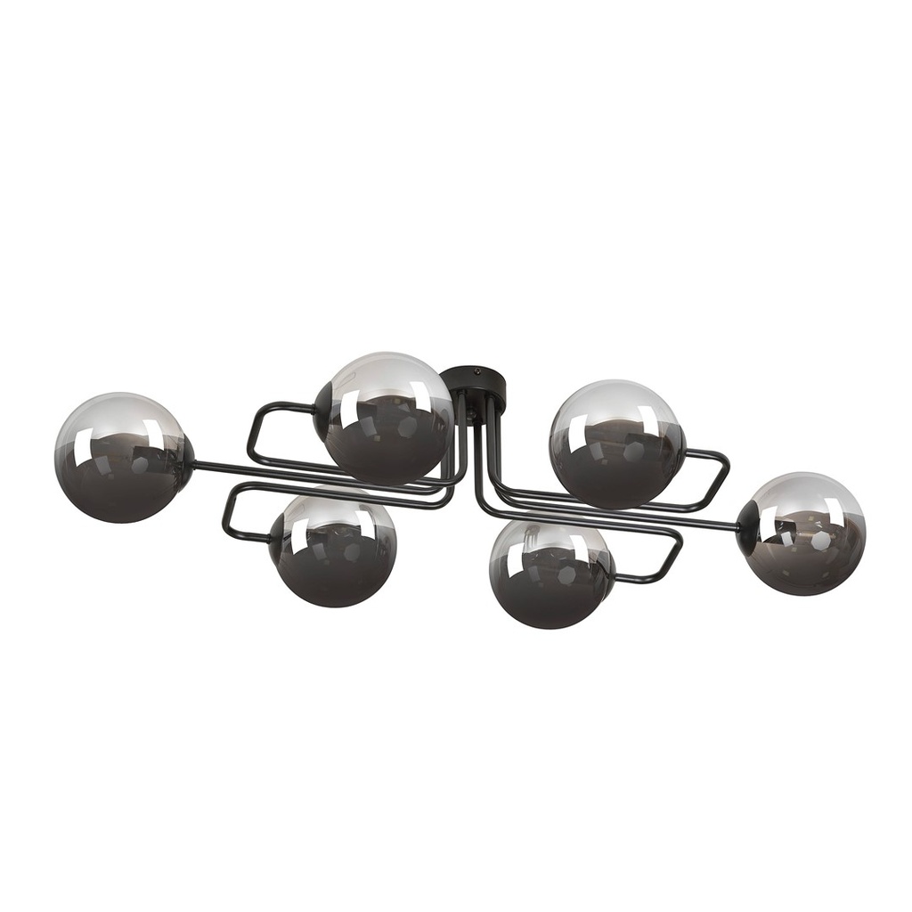 Lampada da soffitto Brendi 6A Bl Grafit