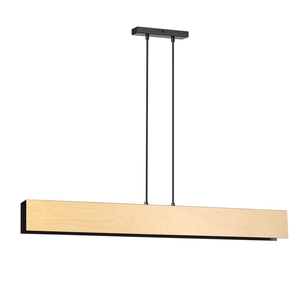 [610/4] Lampe suspendue noire Carlo 4
