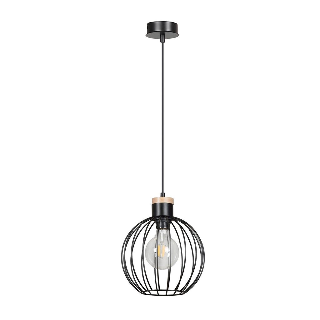 [754/1] Lampe suspendue noire Barbado 1