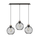 Lampe suspendue noire Barbado 3