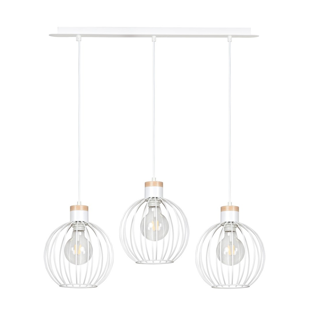 Lampe suspendue blanche Barbado 3