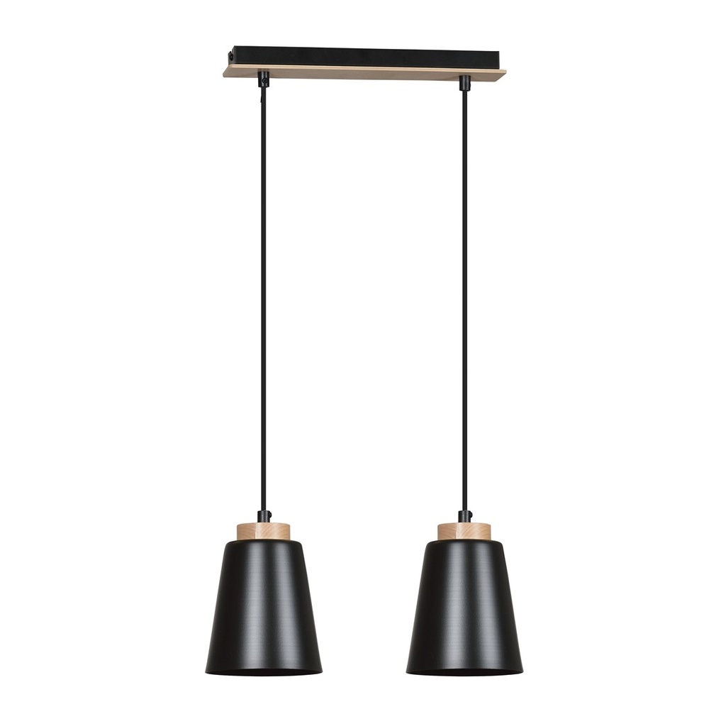 [442/2] Bolero 2 Black pendant lamp