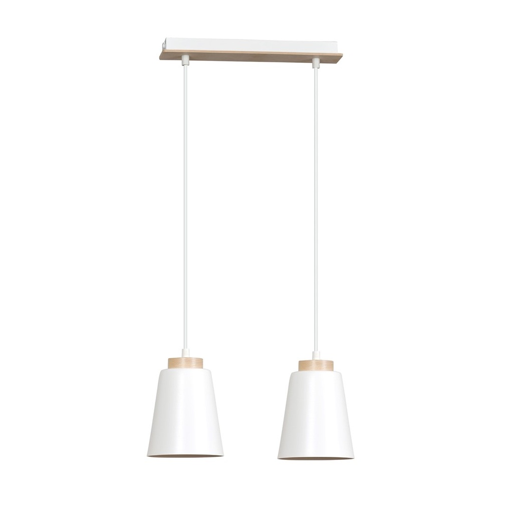 [443/2] Bolero 2 White pendant lamp