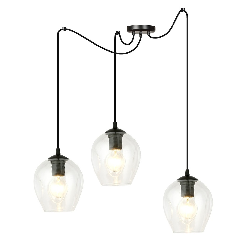 [756/3] Level 3 Bl Transparent pendant lamp
