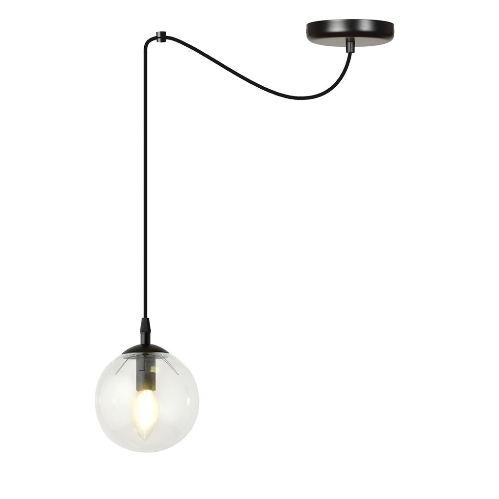 [936/1] Gigi 1 Bl Transparent pendant lamp