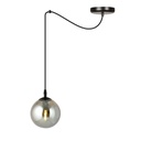 Gigi 1 Black/Graphite pendant lamp