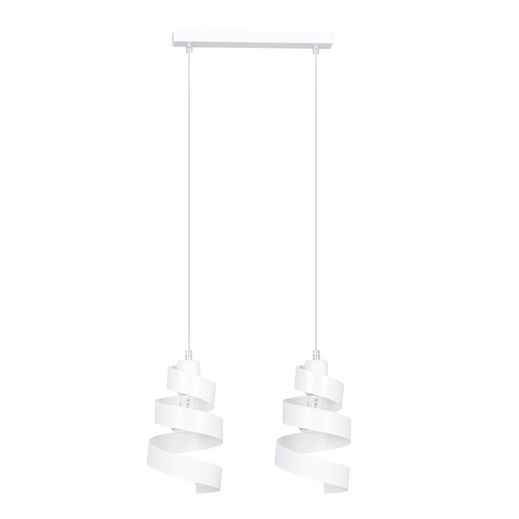 Lampe suspendue blanche Saga 2