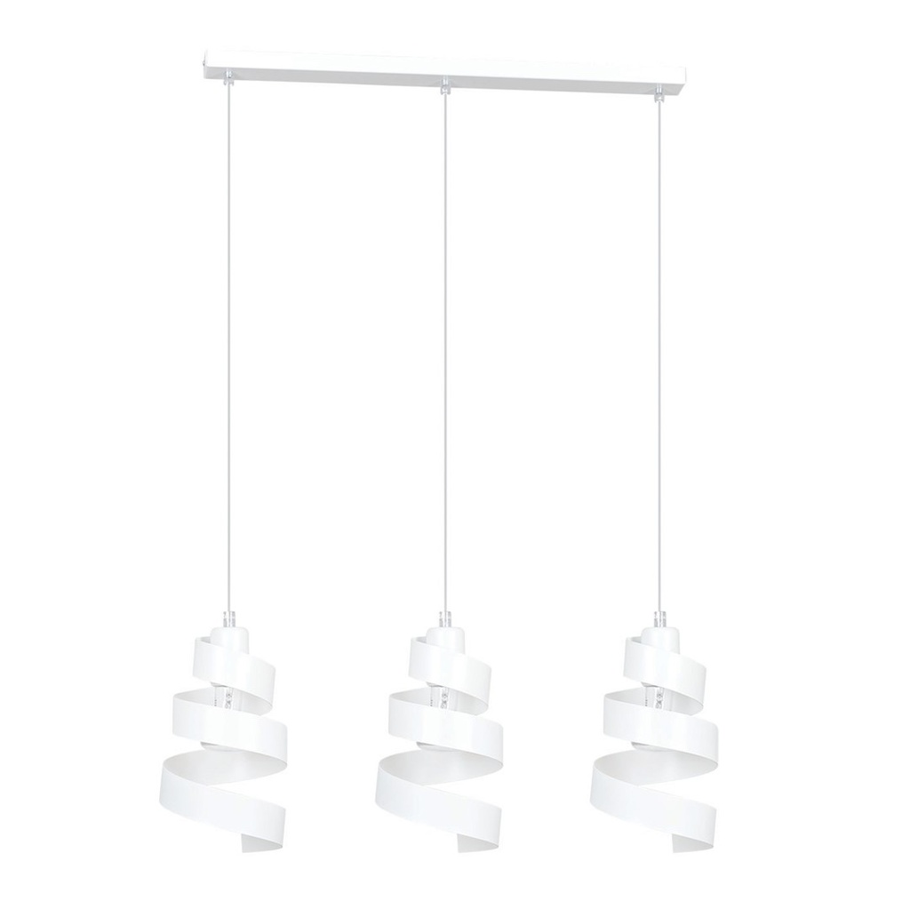 Saga 3 White pendant lamp