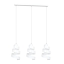 Lampe suspendue blanche Saga 3