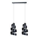 Lampada a sospensione Saga 2 Black
