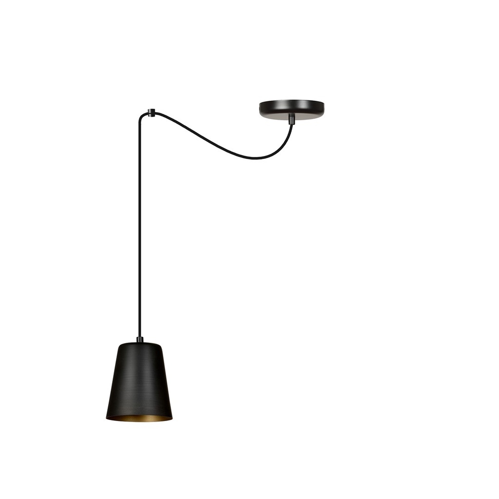 [455/1] Lampe suspendue Link 1 noire/dorée