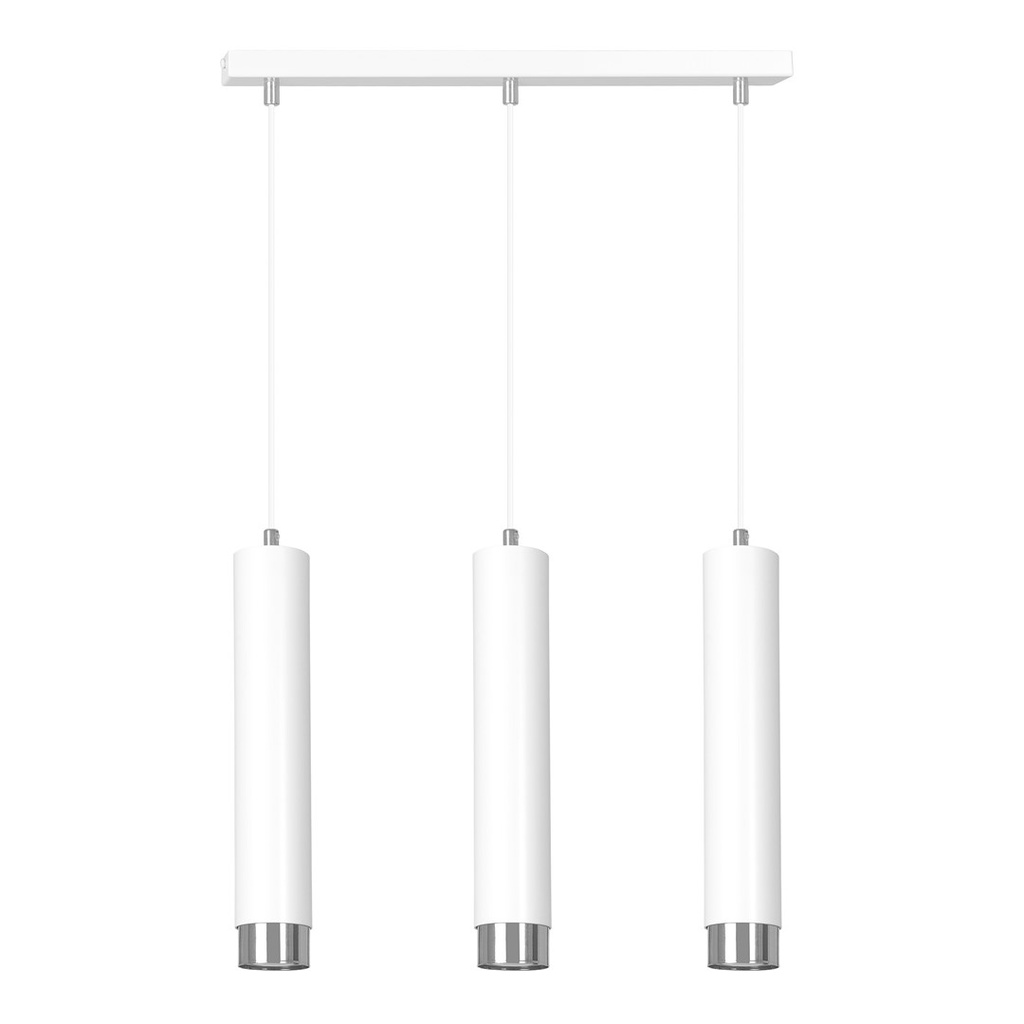 Lampada a sospensione Kibo 3 Wh/Chrome