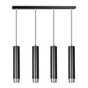 Lampada a sospensione Kibo 4 Bl/Chrome