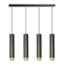 Lampe suspendue Kibo 4 Bl/Gold