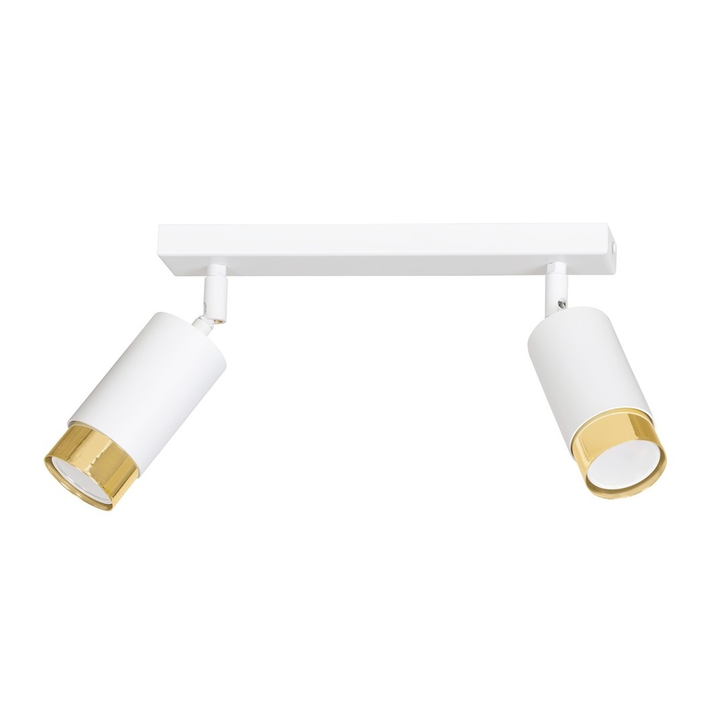 [963/2] Plafonnier Hiro 2 Wh/Or