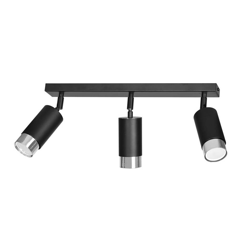 [964/3] Plafonnier Hiro 3 Bl/Chrome