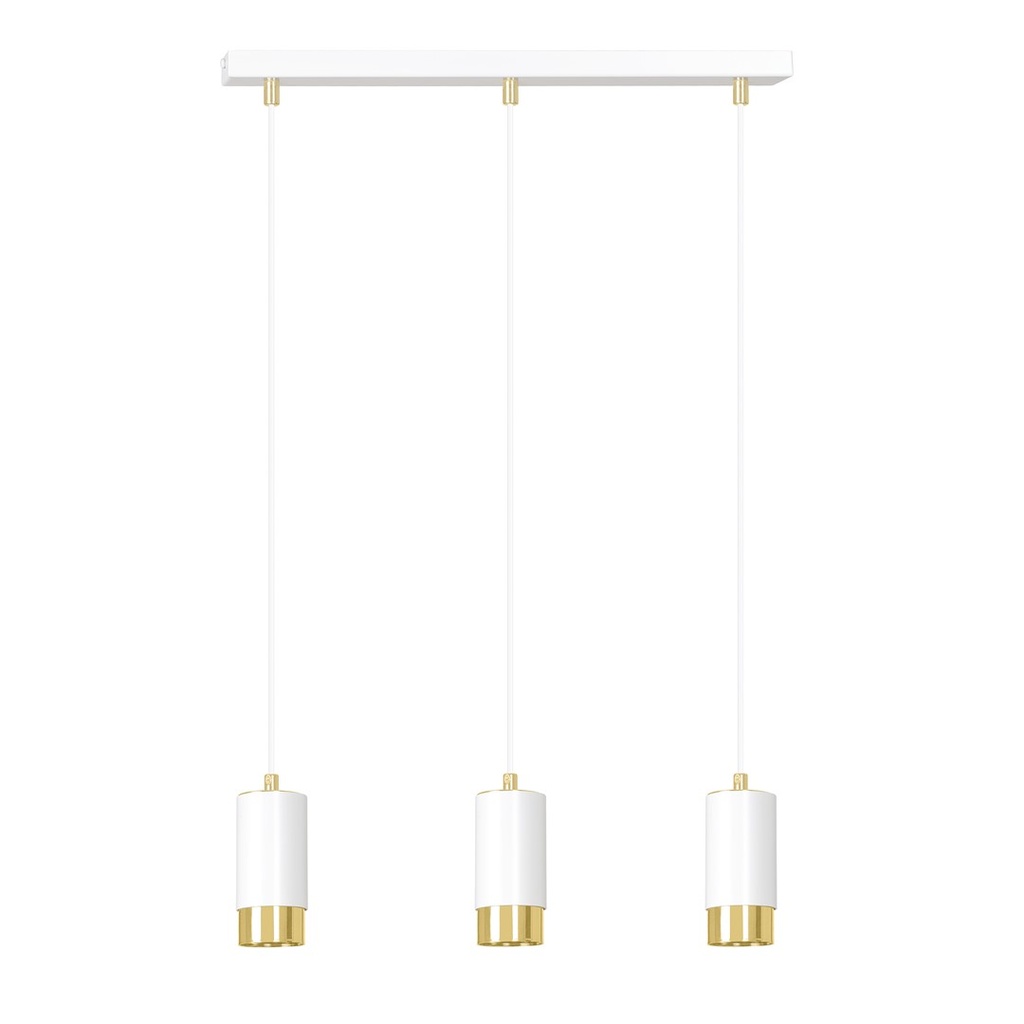 [815/3] Fumiko pendant lamp 3 Wh/Gold