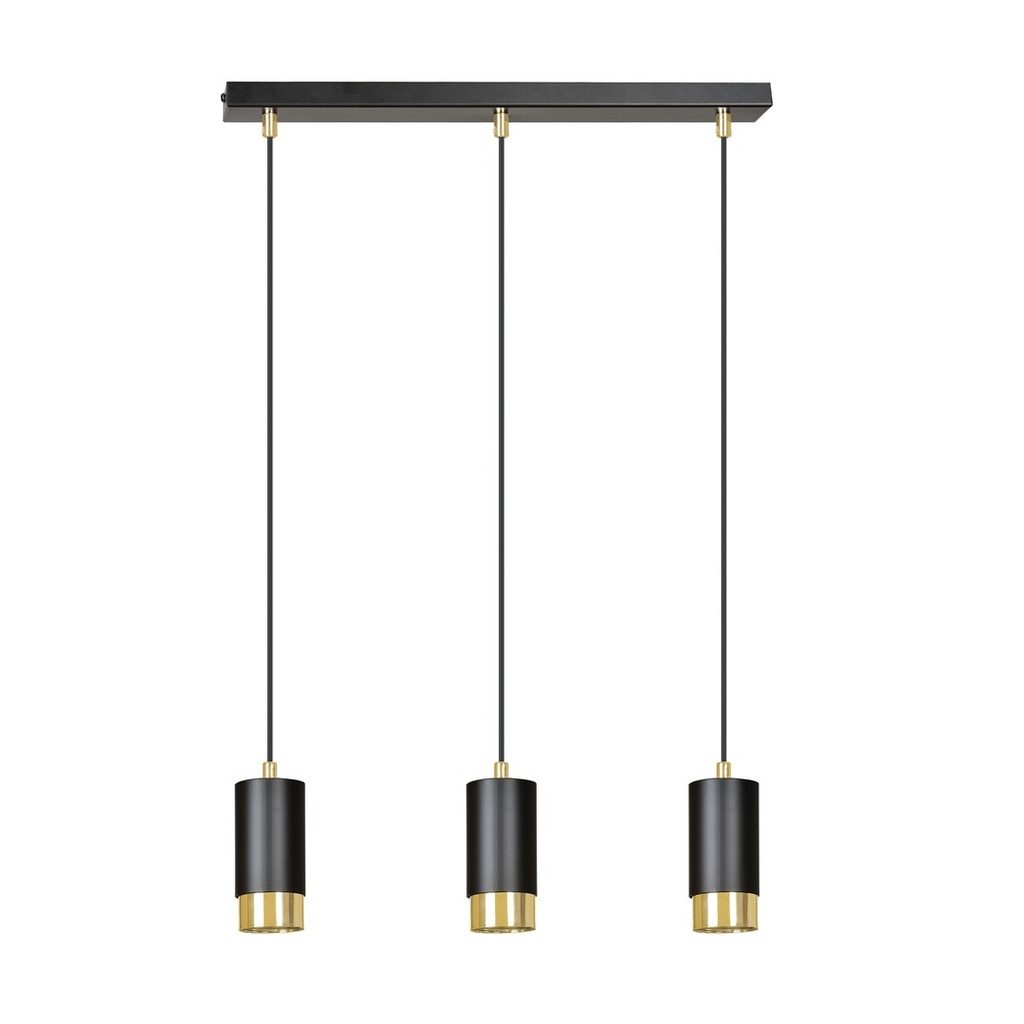 [817/3] Lampada a sospensione Fumiko 3 Bl/Gold