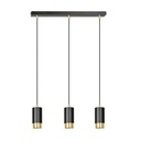 Fumiko 3 Bl/Gold Pendelleuchte