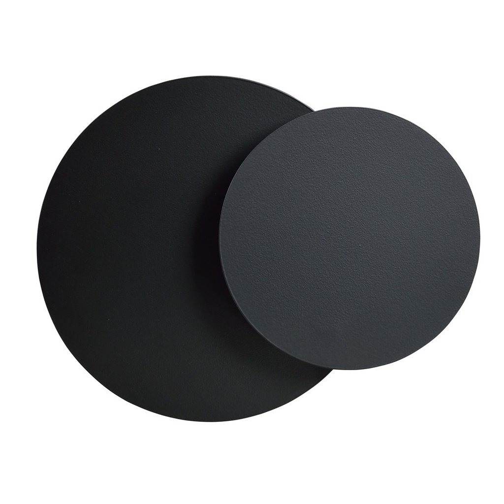[972/2] Circle 1C Schwarze Wandleuchte