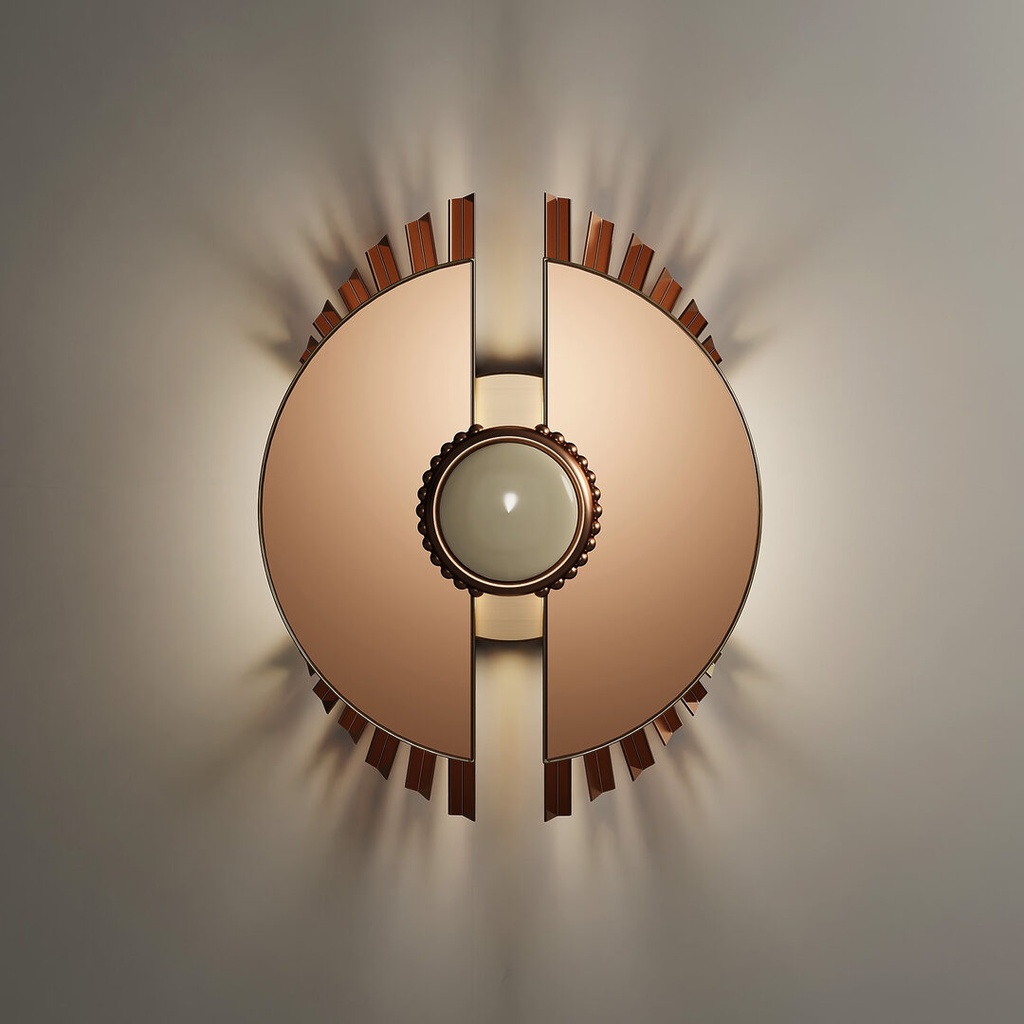 Lampada da parete a forma di palma