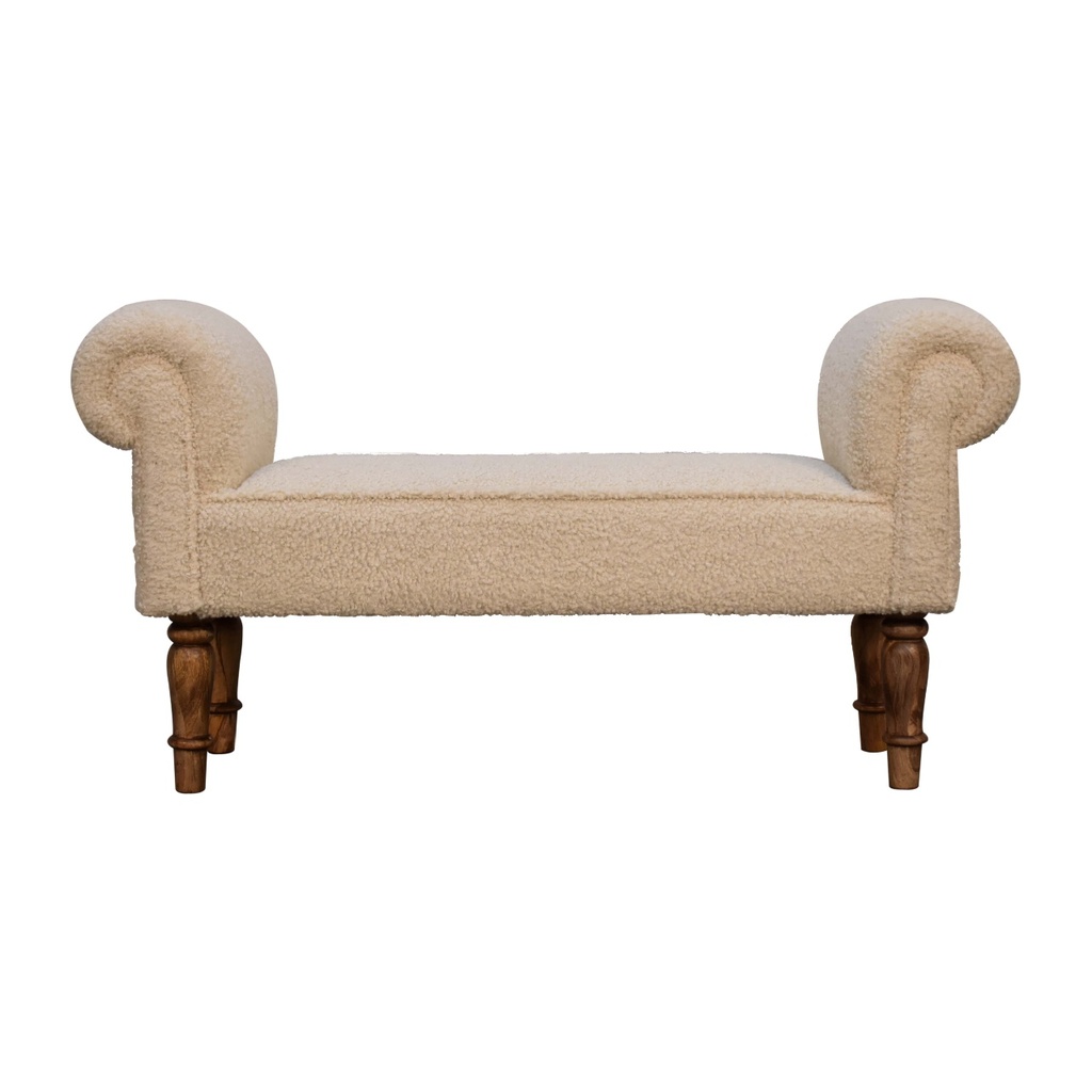 [IN3308] Panca Bouclé Crema