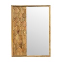 Armoire avec miroir sculpté en forme d'ananas