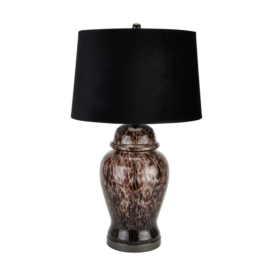 Lampada d'acanto nera screziata