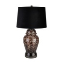 Lampada d'acanto nera screziata