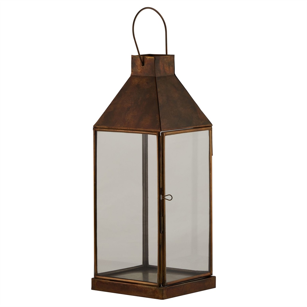 Lanterna piccola in ottone brunito