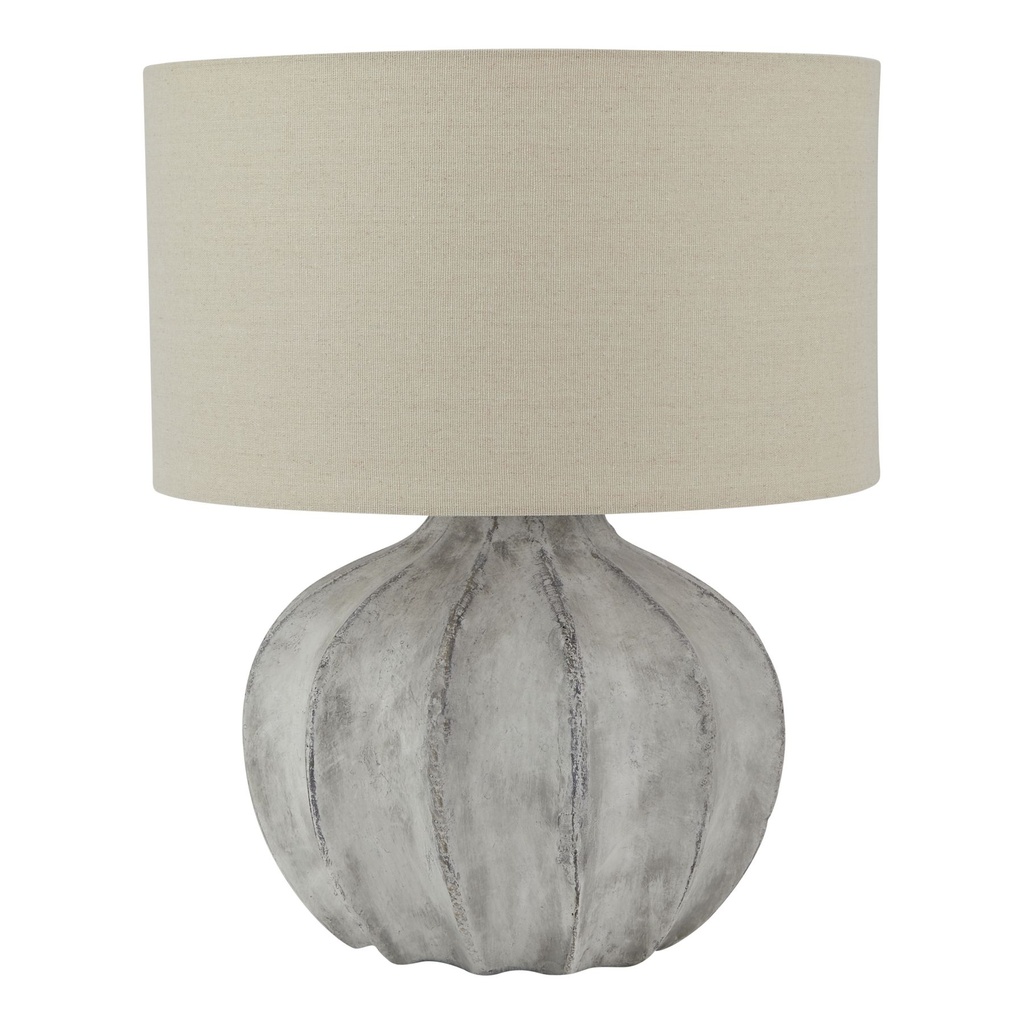 Lampada a flauto bianco antico Darcy