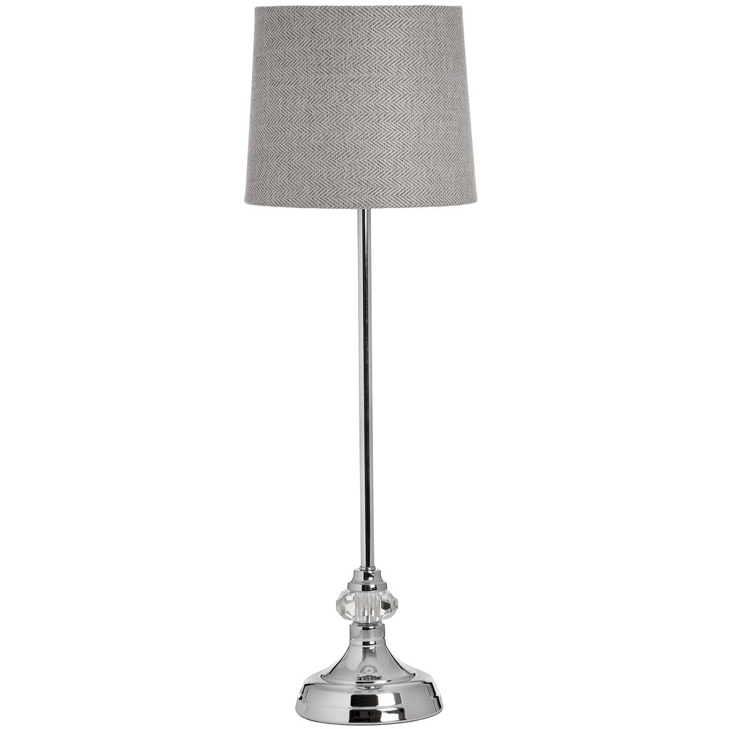 Lampada da tavolo Genova cromata