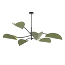 LOTUS 6 BL VERDE Lampada da Soffitto 