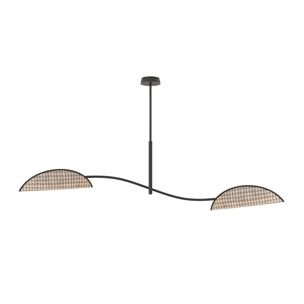 [1463/2] Plafonnier LOTUS 2 BL NATUREL
