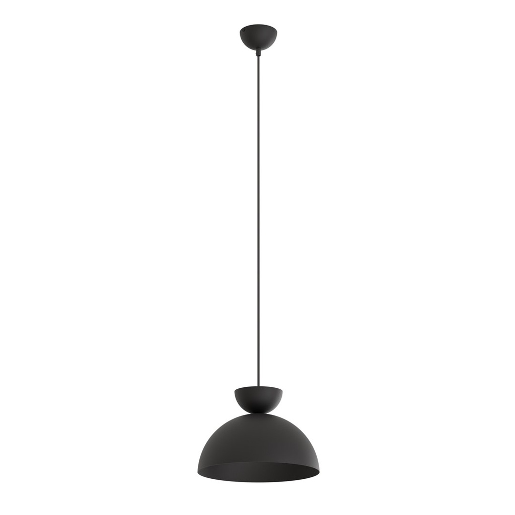 LUNARO 1S BL NERO Lampada a sospensione 